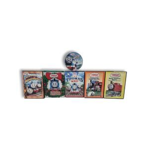 Lot Of 6 pre-owned Thomas & Friends DVDs